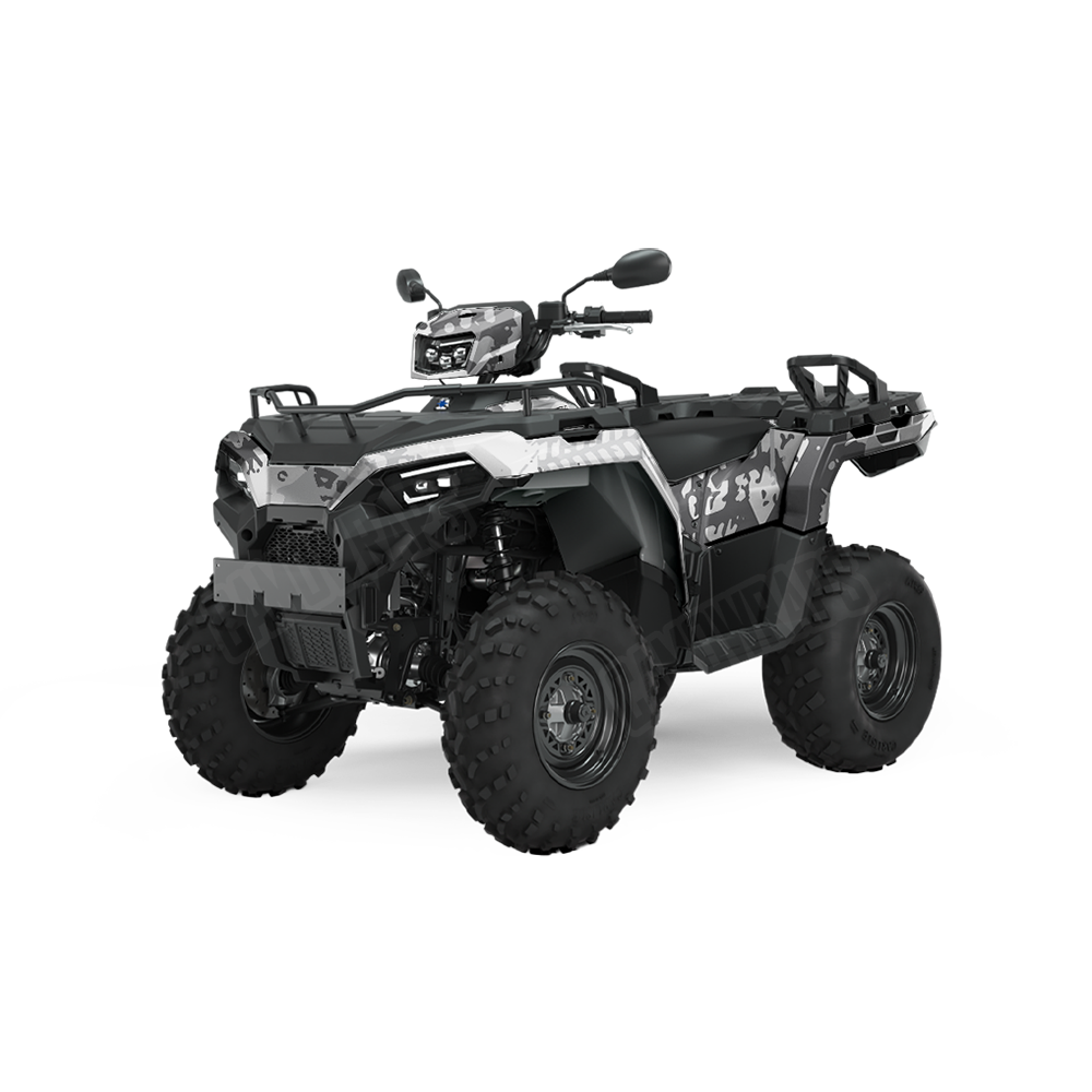 Tire Splatter Snow ATV Wraps