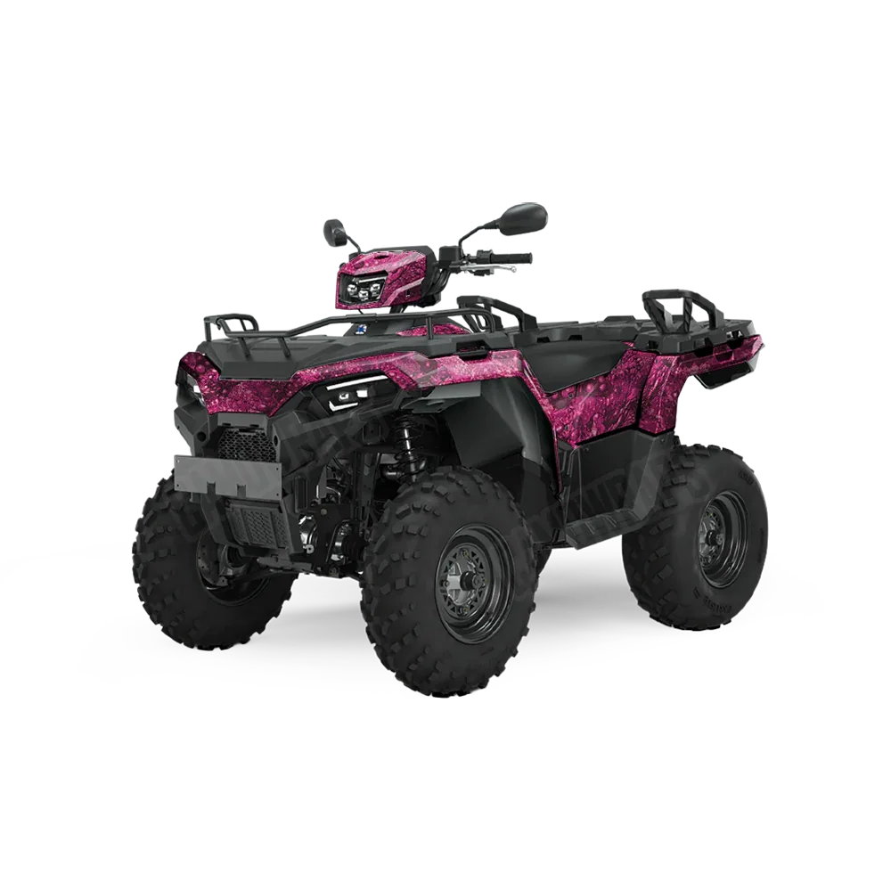 Toadaflage Magenta ATV Wraps