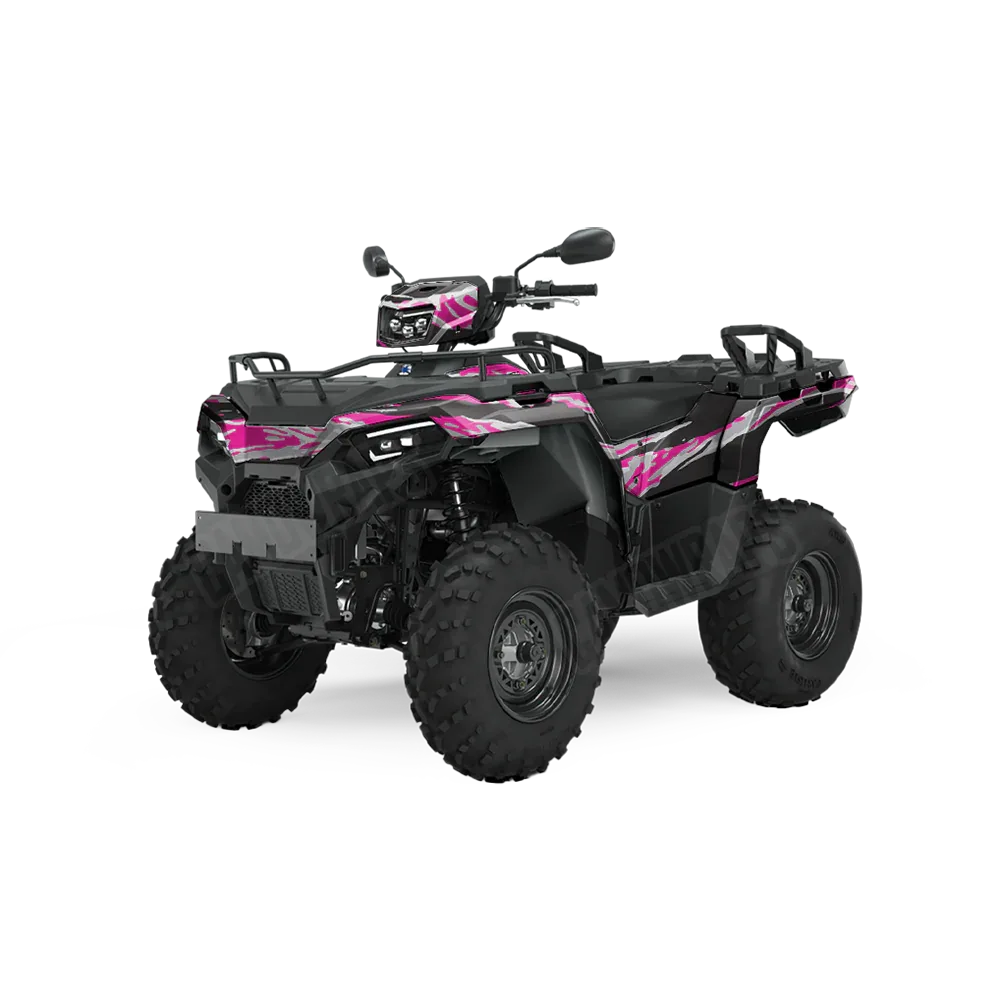 Vietnam Tiger Stripe Magenta Tiger ATV Wraps
