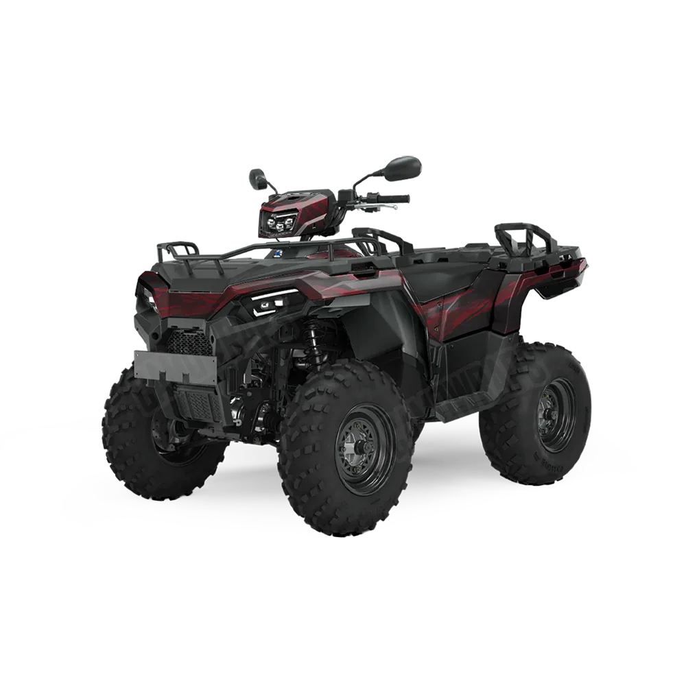 Vietnam Tiger Stripe Vampire Red ATV Wraps