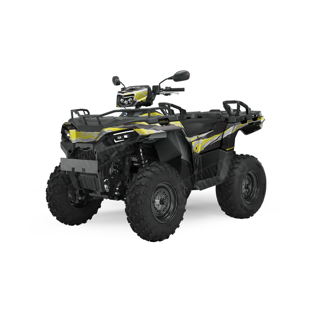Vietnam Tiger Stripe Yellow Tiger ATV Wraps