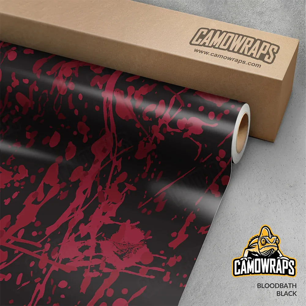 Bloodbath Black Gun Skin Vinyl Wrap