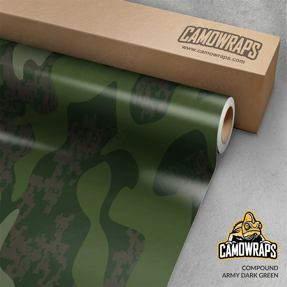 Compound Army Dark Green Gun Skin Vinyl Wrap