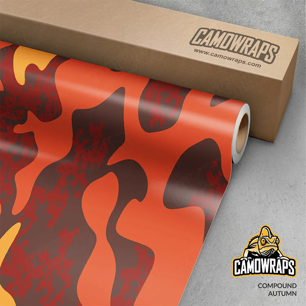 Compound Autumn Gun Skin Vinyl Wrap