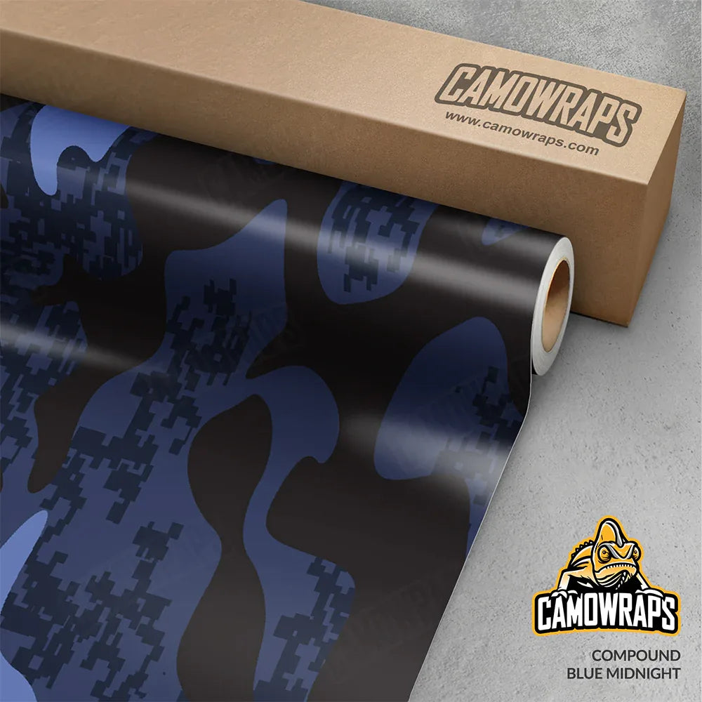 Compound Blue Midnight Gun Skin Vinyl Wrap