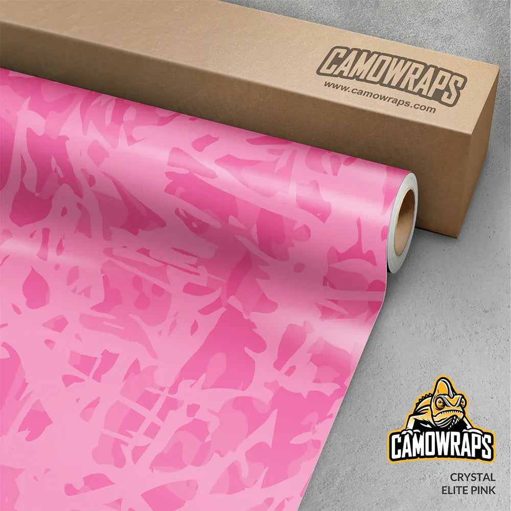 Crystal Elite Pink Gun Skin Vinyl Wrap