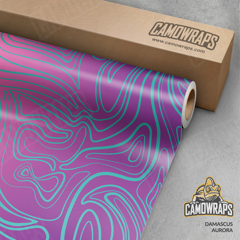 Damascus Aurora Camo Vinyl Wrap