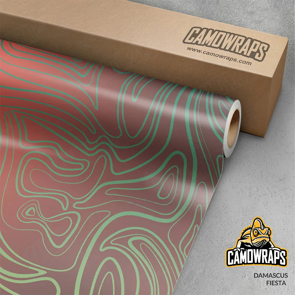 Damascus Fiesta Gun Skin Vinyl Wrap