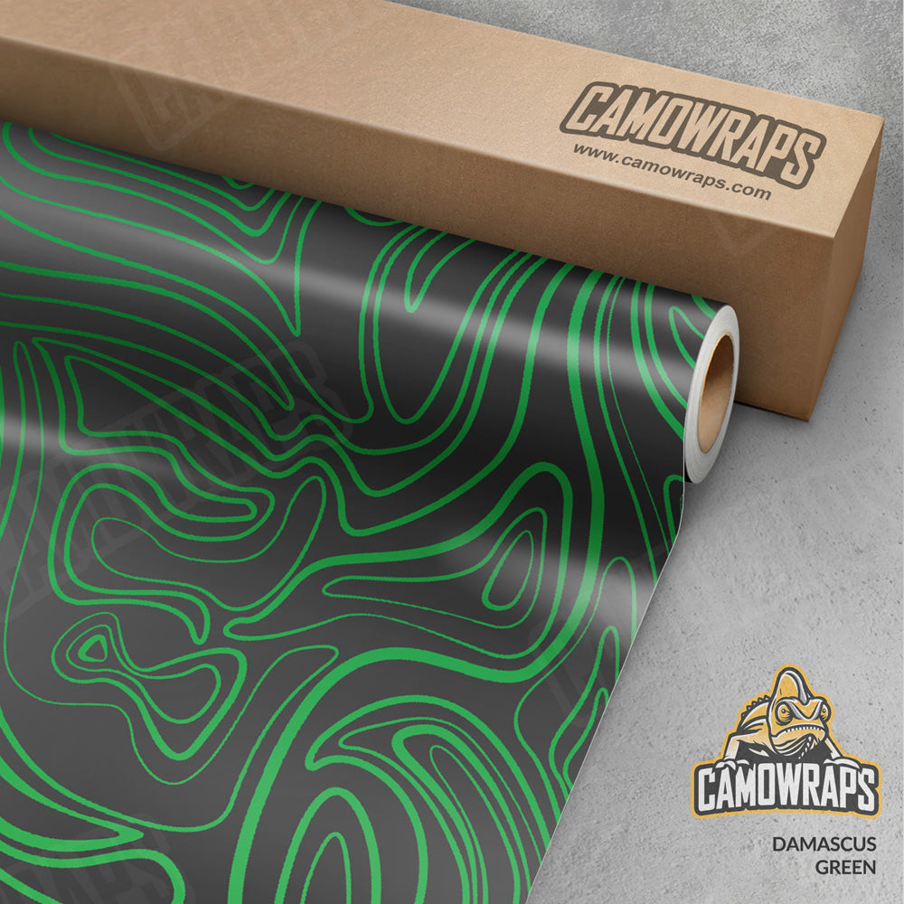 Damascus Green Camo Vinyl Wrap