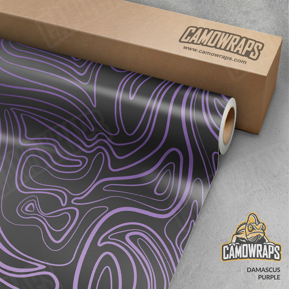 Damascus Purple Camo Vinyl Wrap