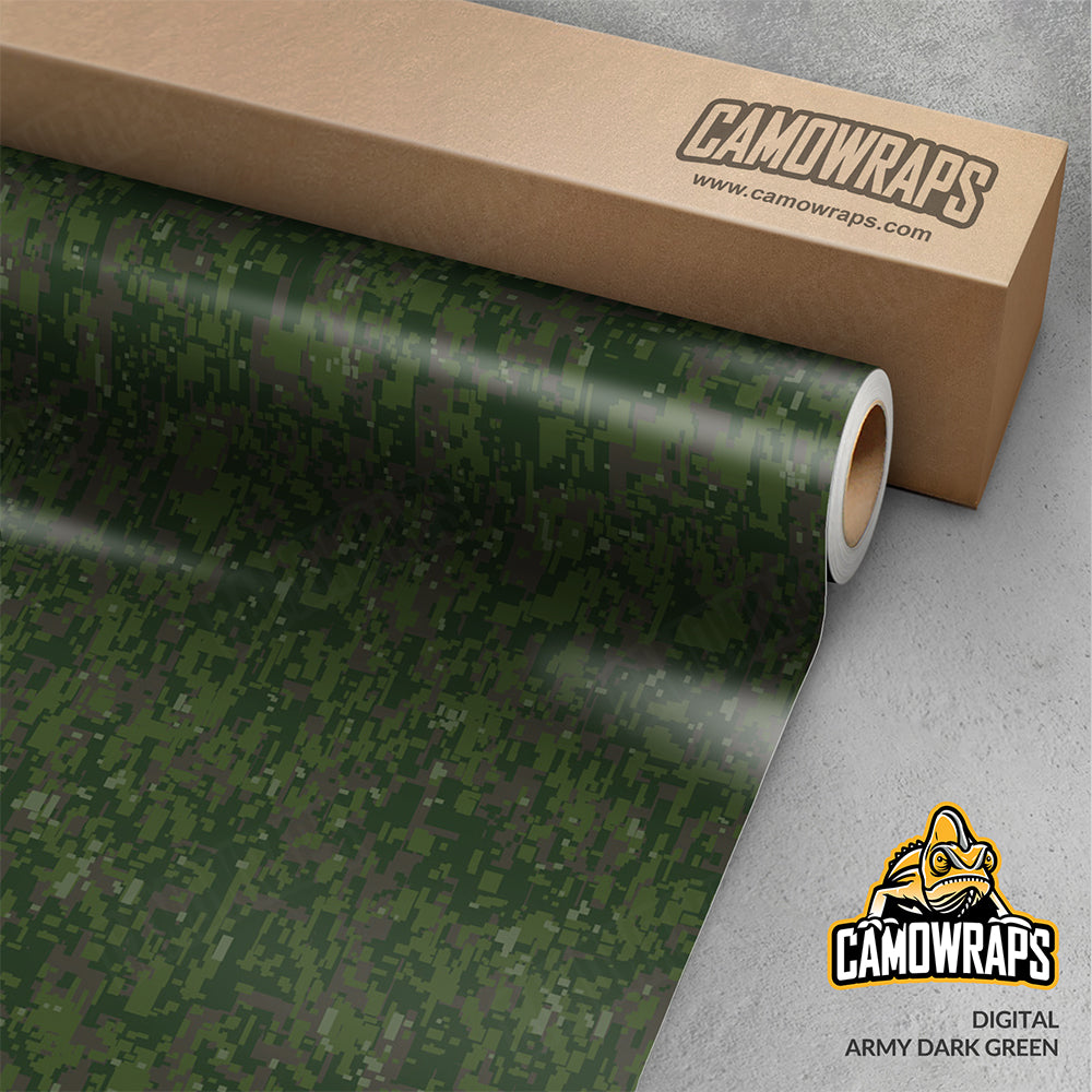 Digital Army Dark Green Gun Skin Vinyl Wrap