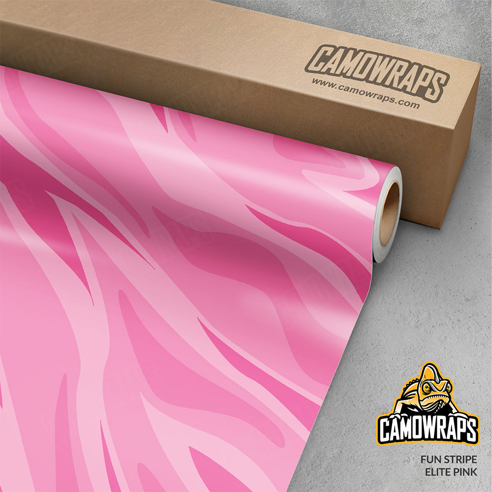 Fun Stripe Elite Pink Gun Skin Vinyl Wrap