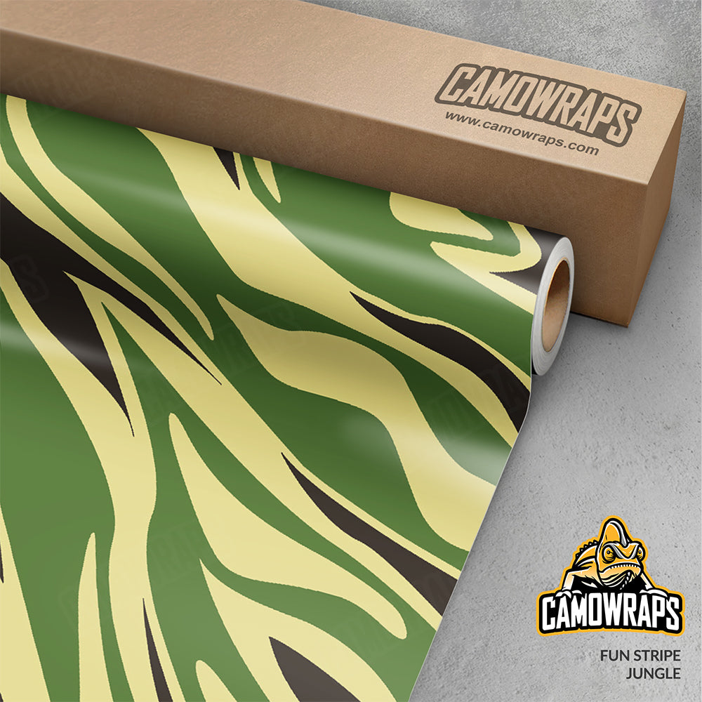 Fun Stripe Jungle Gun Skin Vinyl Wrap