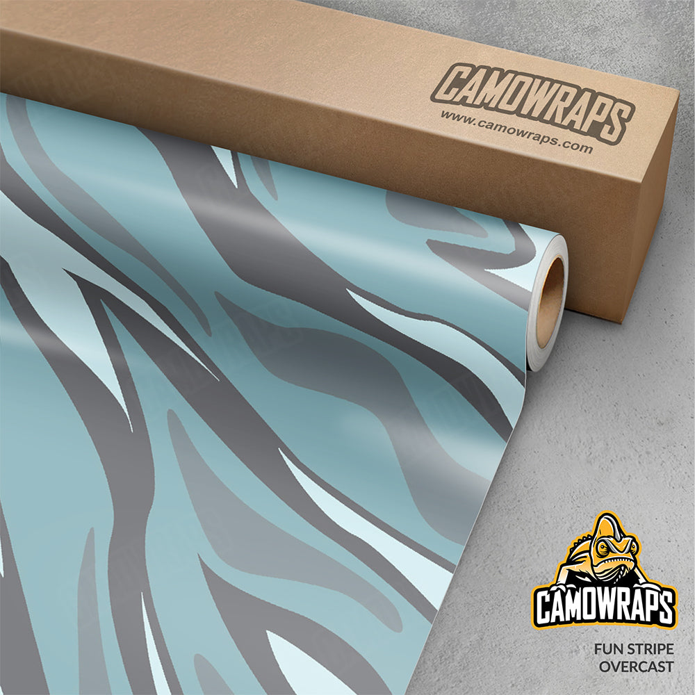 Fun Stripe Overcast Gun Skin Vinyl Wrap
