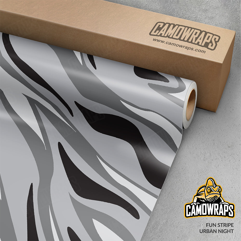 Fun Stripe Urban Night Gun Skin Vinyl Wrap