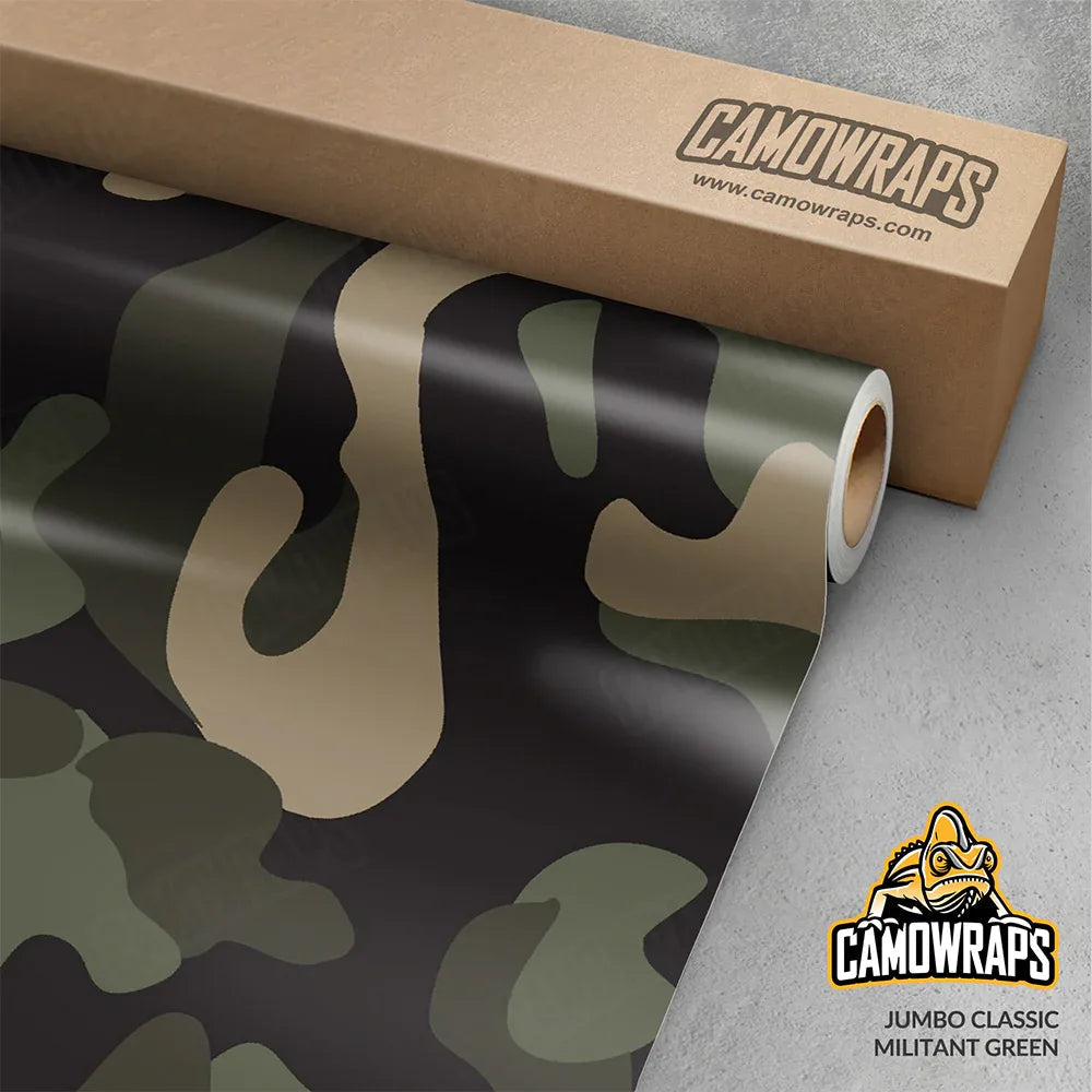 Jumbo Classic Militant Green Vinyl Wrap