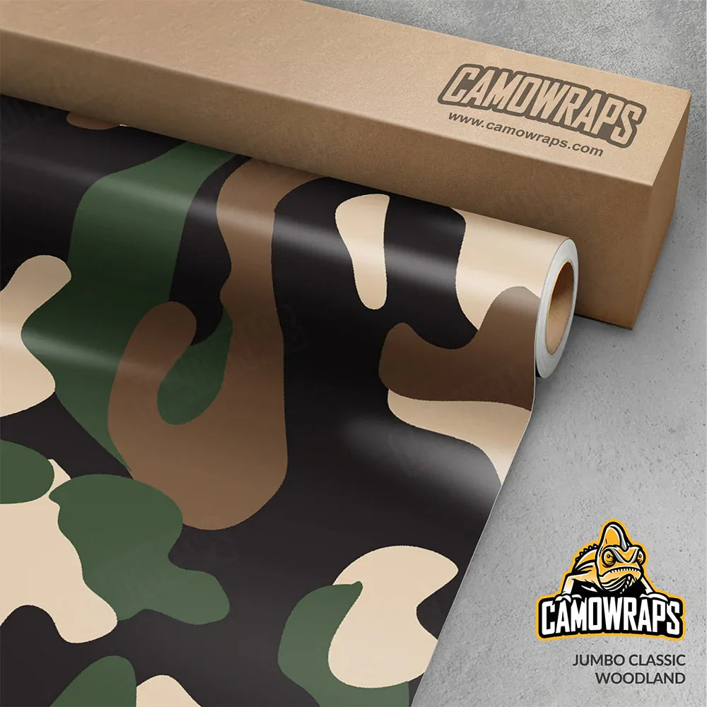 Jumbo Classic Woodland Vinyl Wrap | Blowout Stock | 3M Media | Satin Finish | 5ft x 2ft | 989653