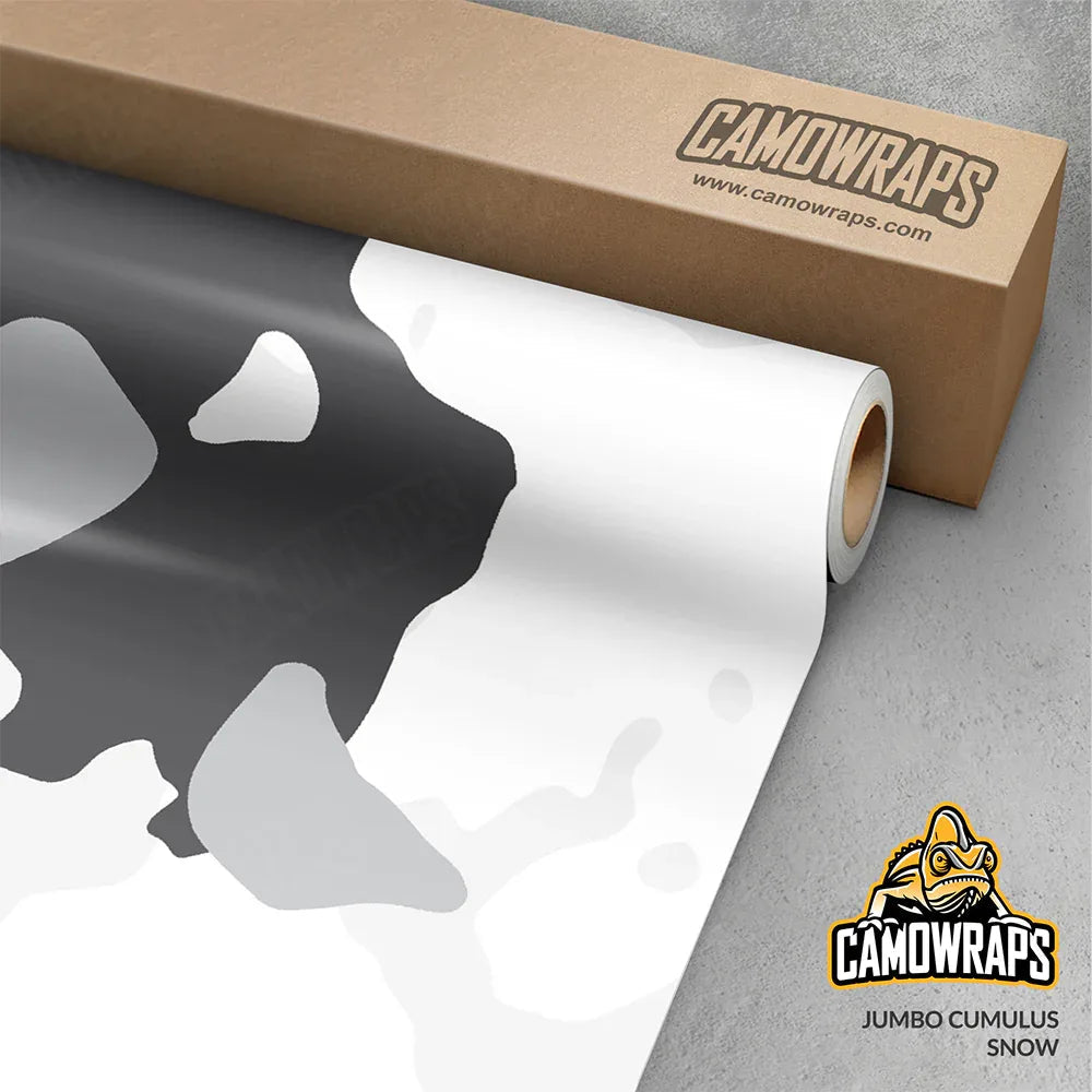 Jumbo Cumulus Snow Vinyl Wrap | Blowout Stock | Avery Dennison Media | 5ft x 1ft | 113589