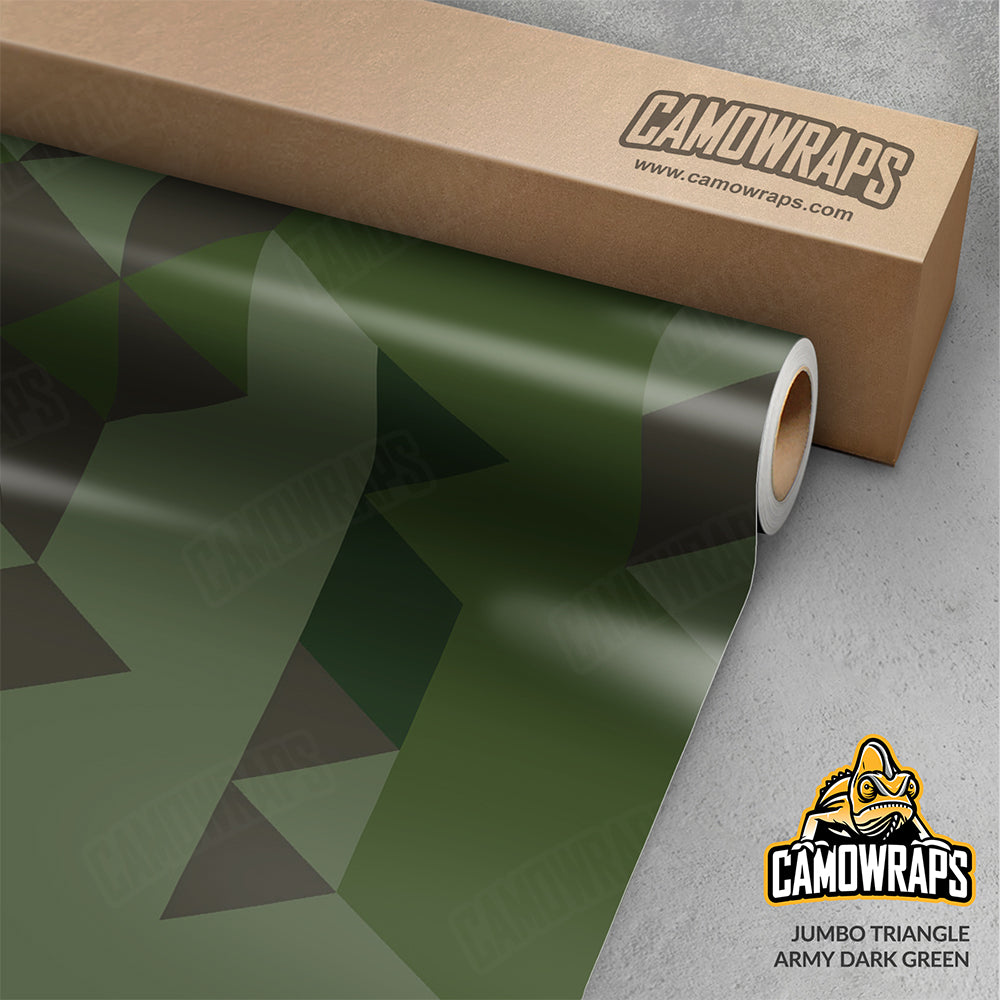 Triangle Army Dark Green Gun Skin Vinyl Wrap