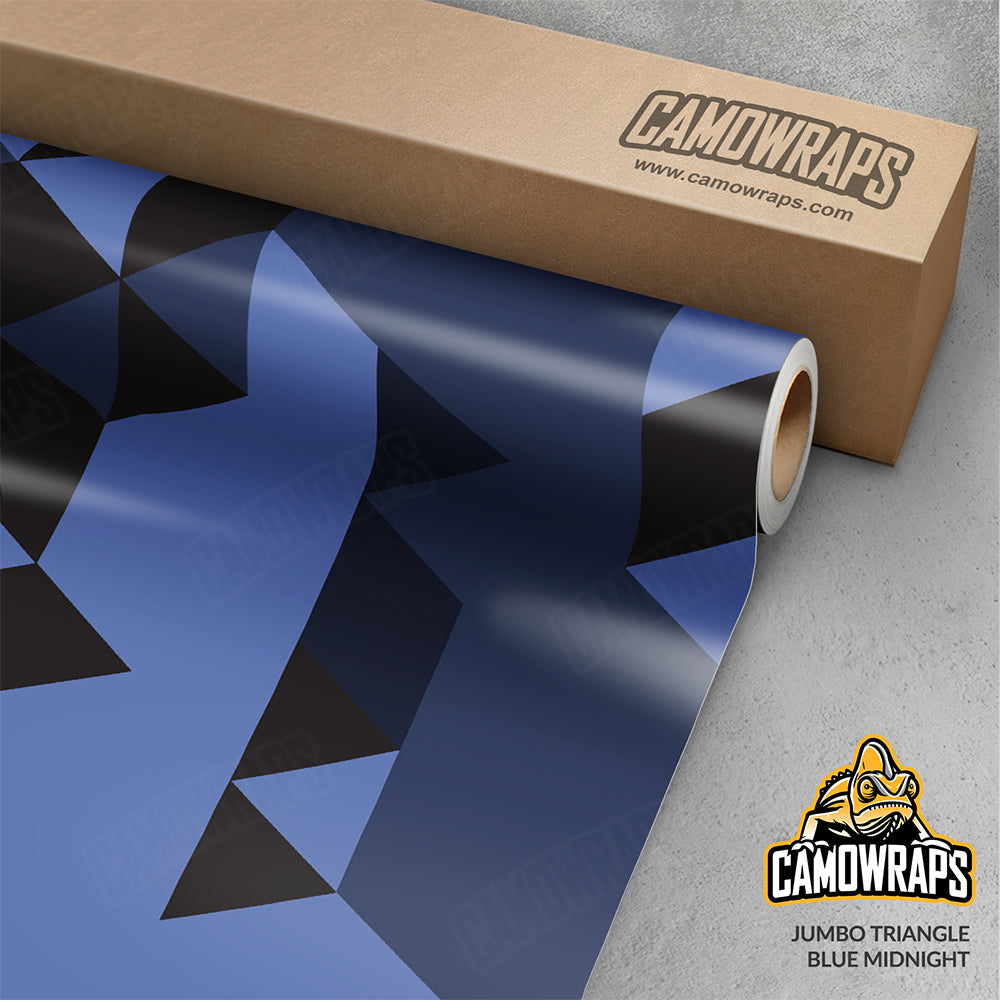 Triangle Blue Midnight Gun Skin Vinyl Wrap