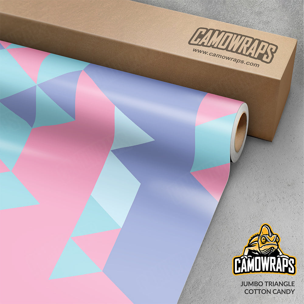 Triangle Cotton Candy Gun Skin Vinyl Wrap