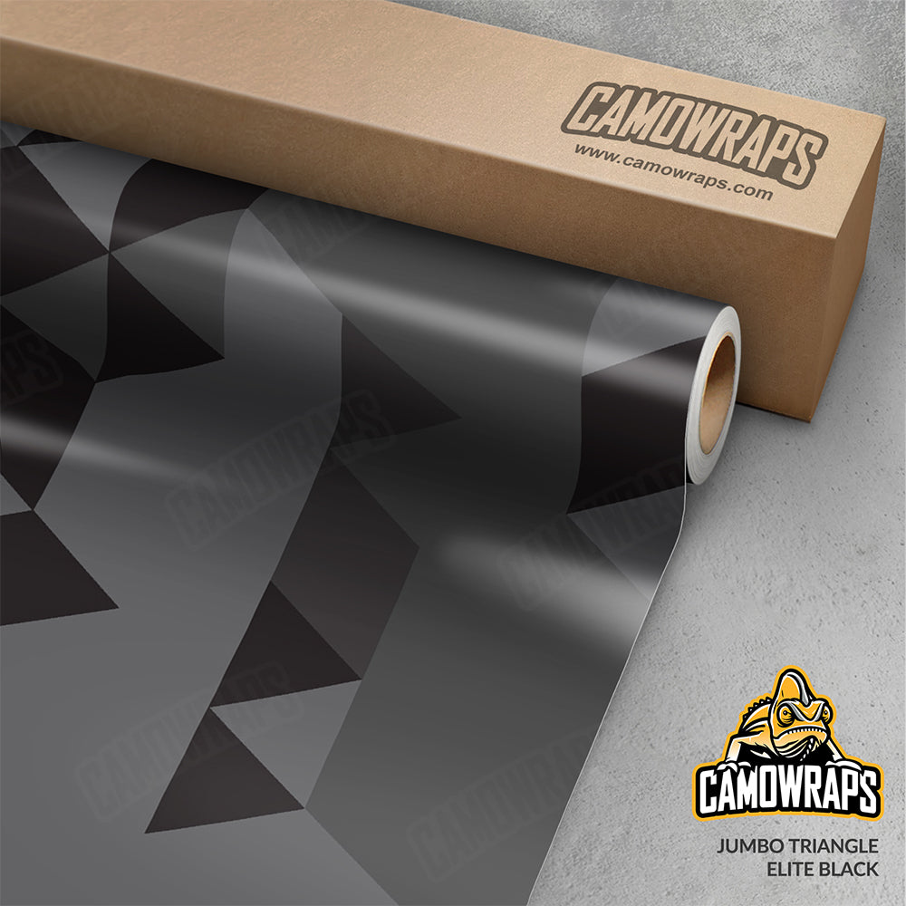 Triangle Elite Black Gun Skin Vinyl Wrap
