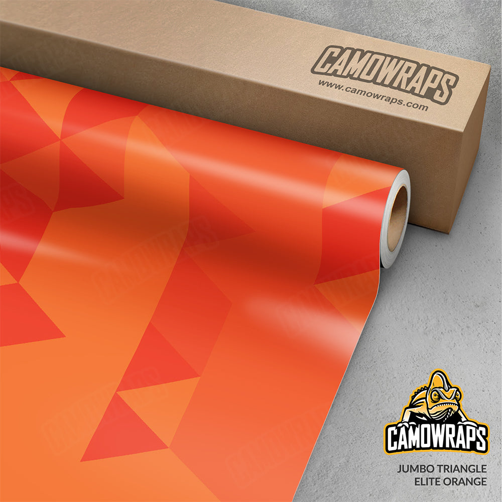 Triangle Elite Orange Gun Skin Vinyl Wrap