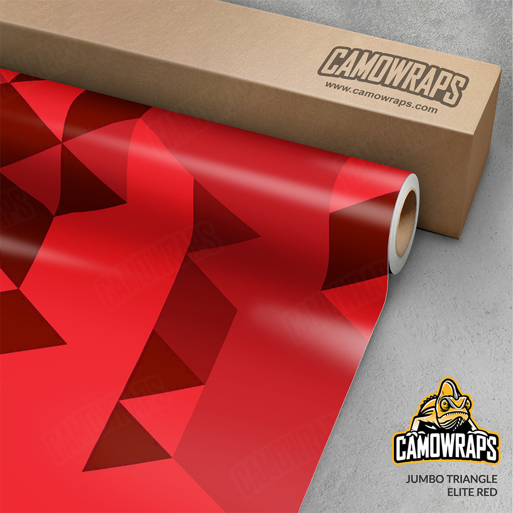 Triangle Elite Red Gun Skin Vinyl Wrap