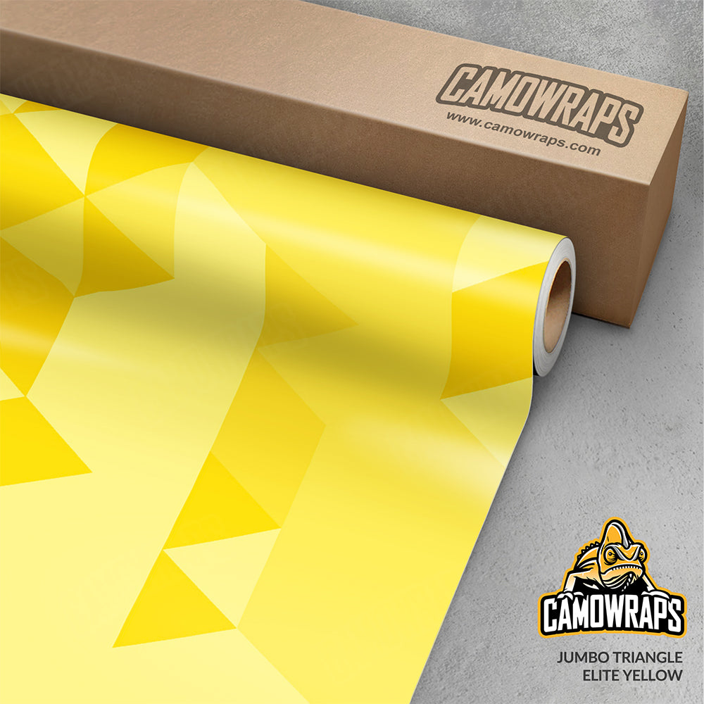 Triangle Elite Yellow Gun Skin Vinyl Wrap