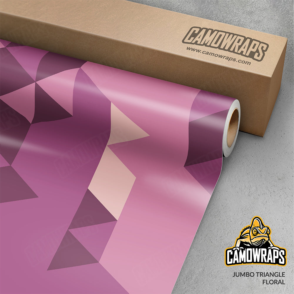 Triangle Floral Gun Skin Vinyl Wrap