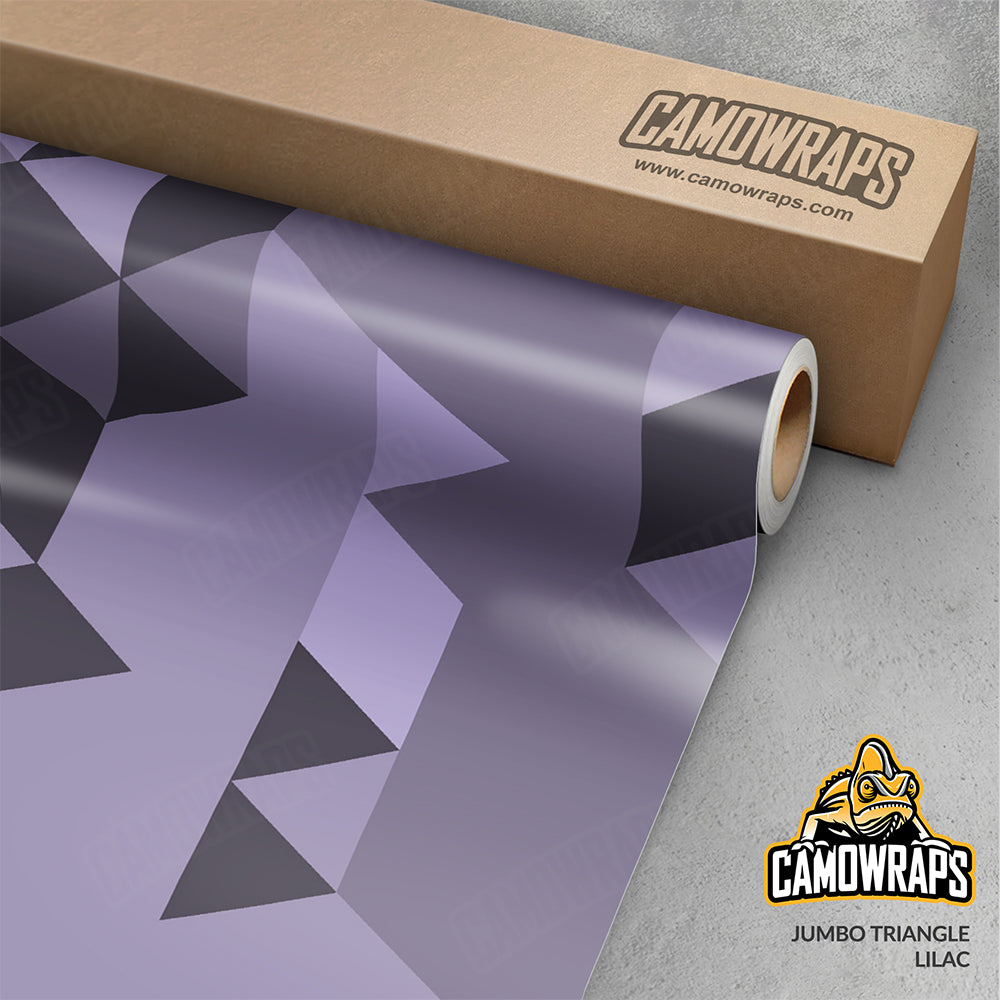 Triangle Lilac Gun Skin Vinyl Wrap