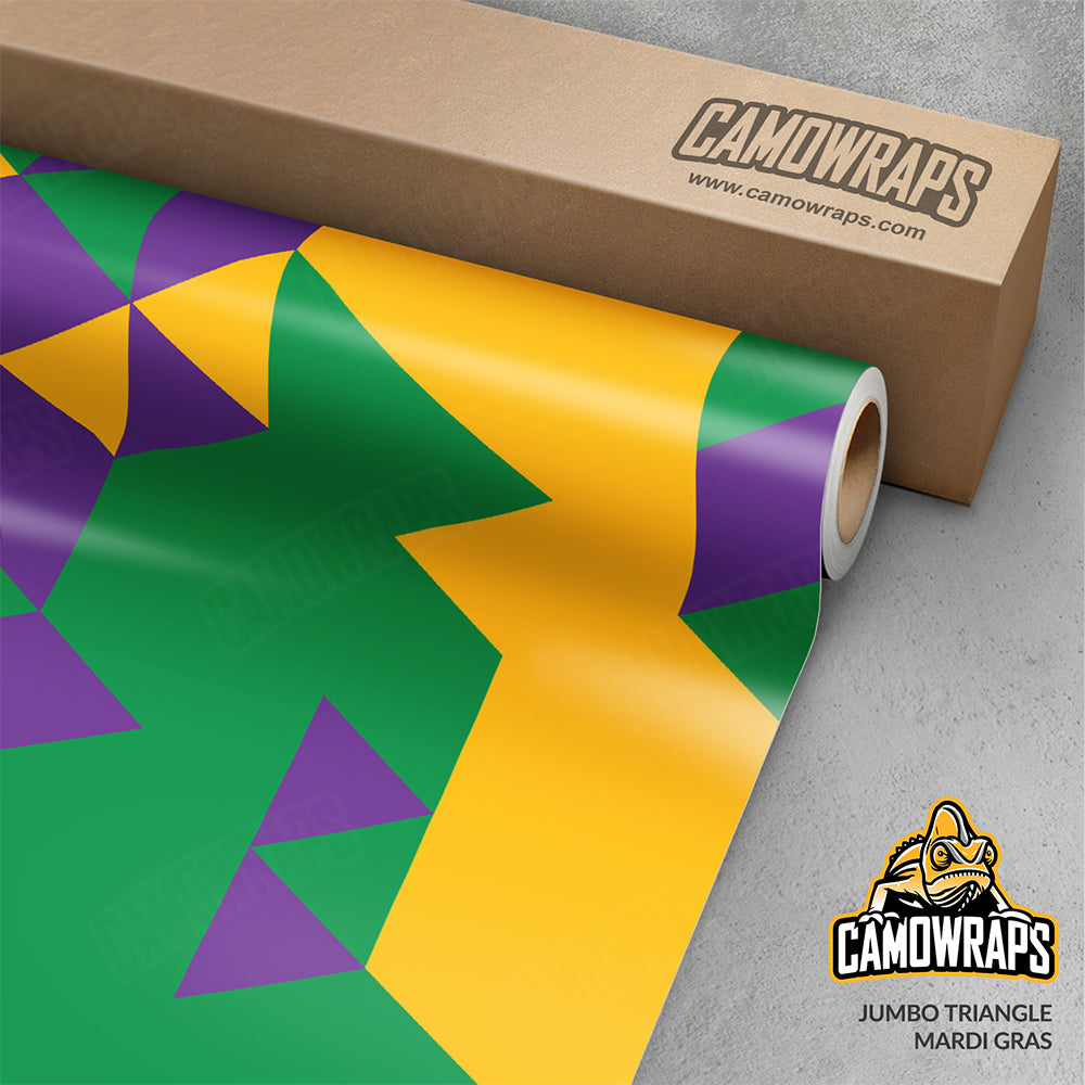 Triangle Mardi Gras Gun Skin Vinyl Wrap
