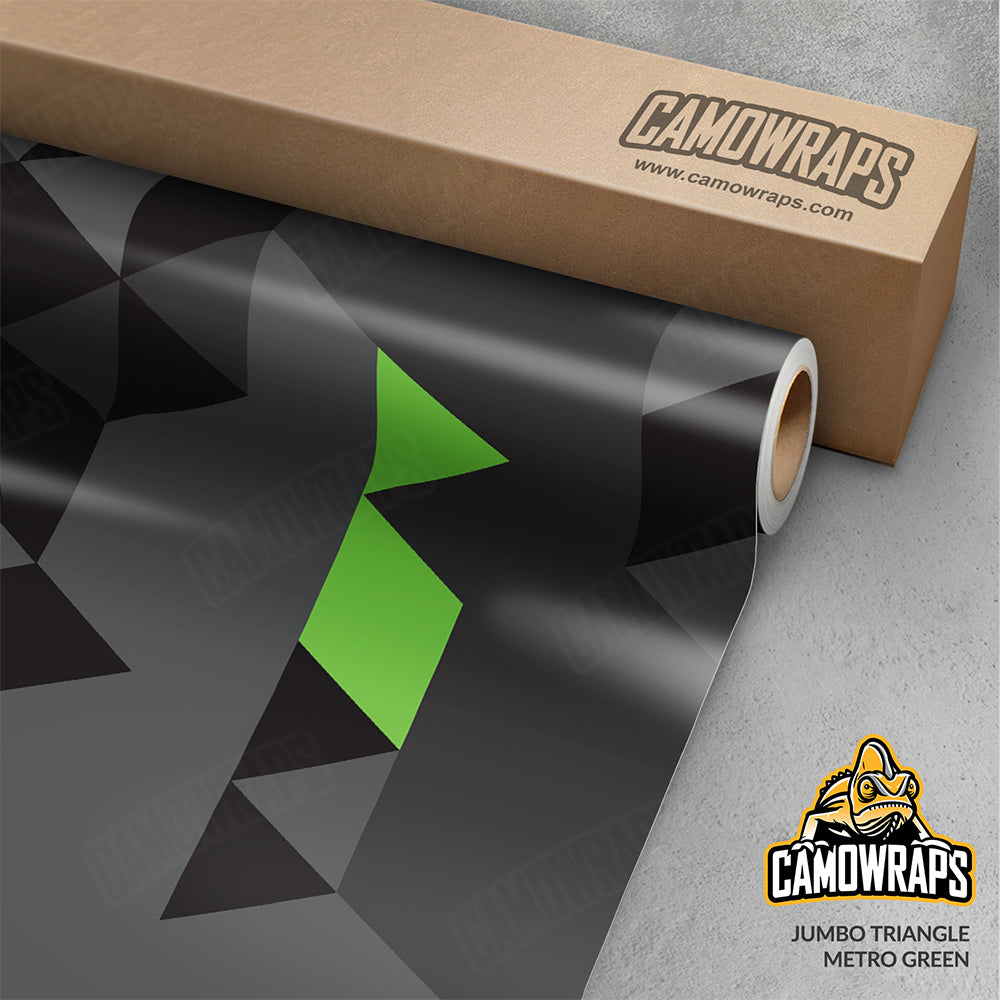 Triangle Metro Green Gun Skin Vinyl Wrap