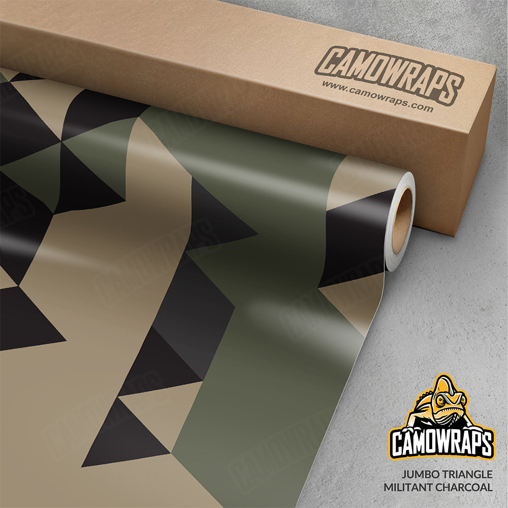 Triangle Militant Charcoal Gun Skin Vinyl Wrap