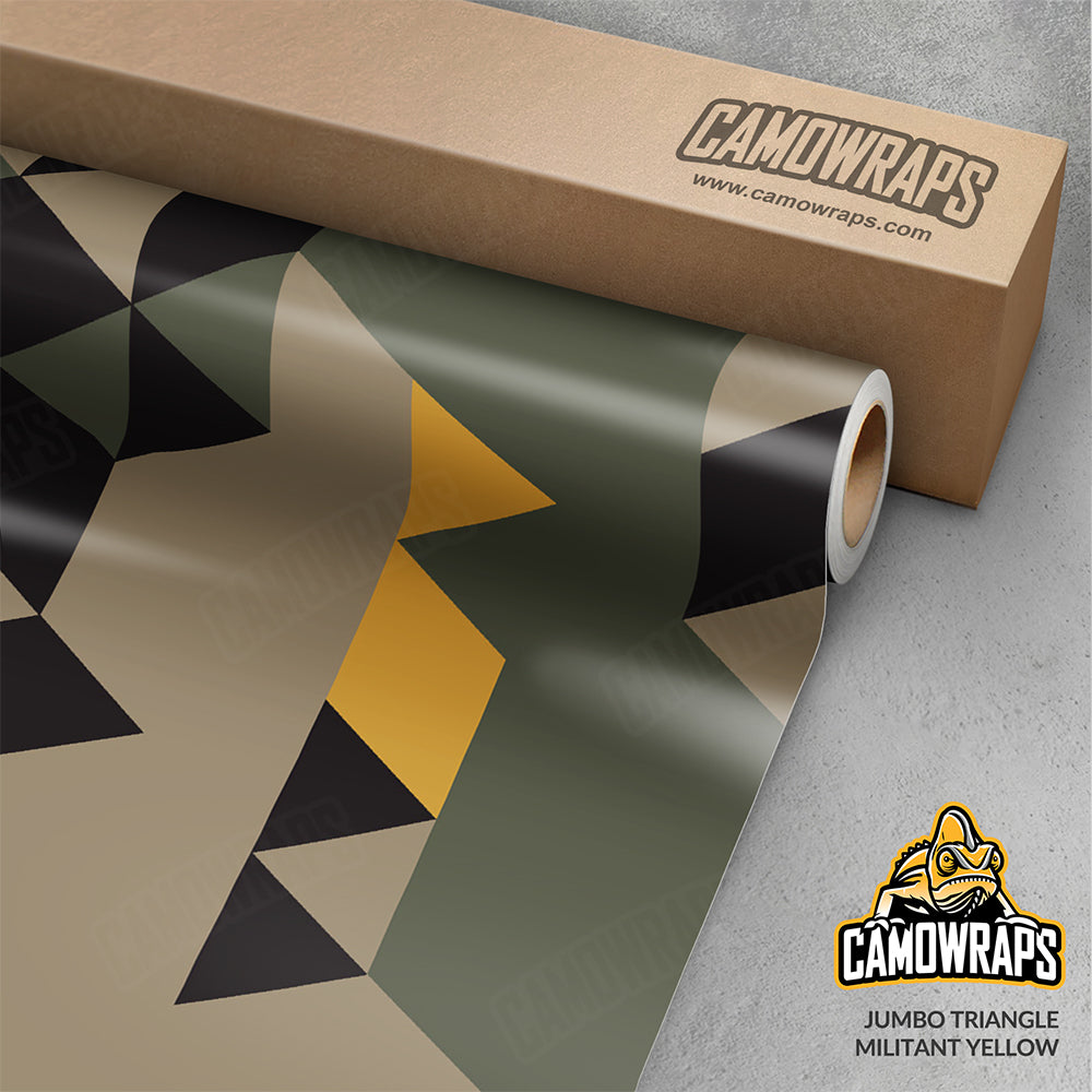 Triangle Militant Yellow Gun Skin Vinyl Wrap