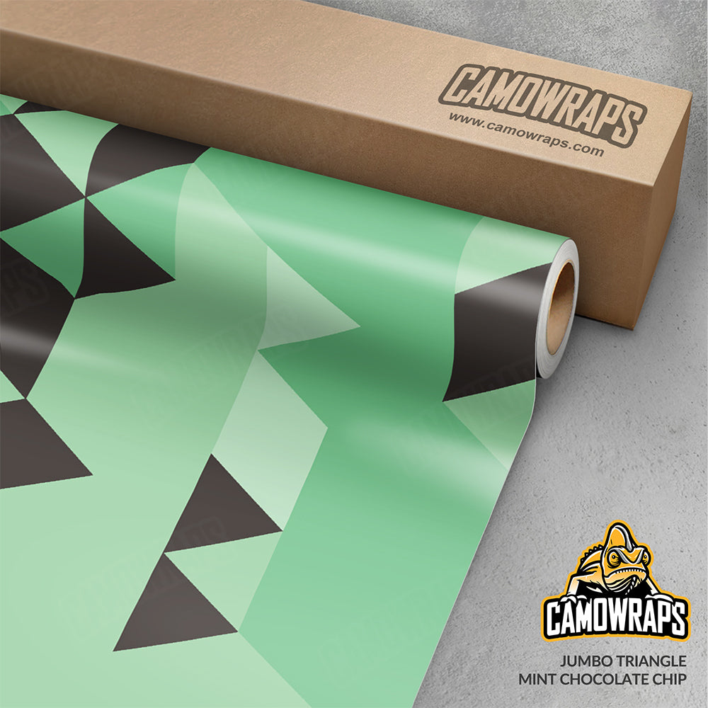 Triangle Mint Chocolate Chip Gun Skin Vinyl Wrap