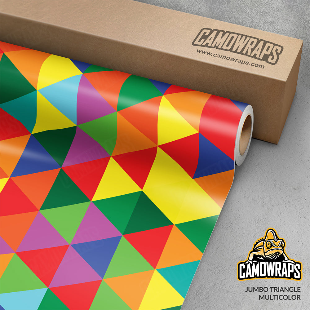 Triangle Multicolor Gun Skin Vinyl Wrap