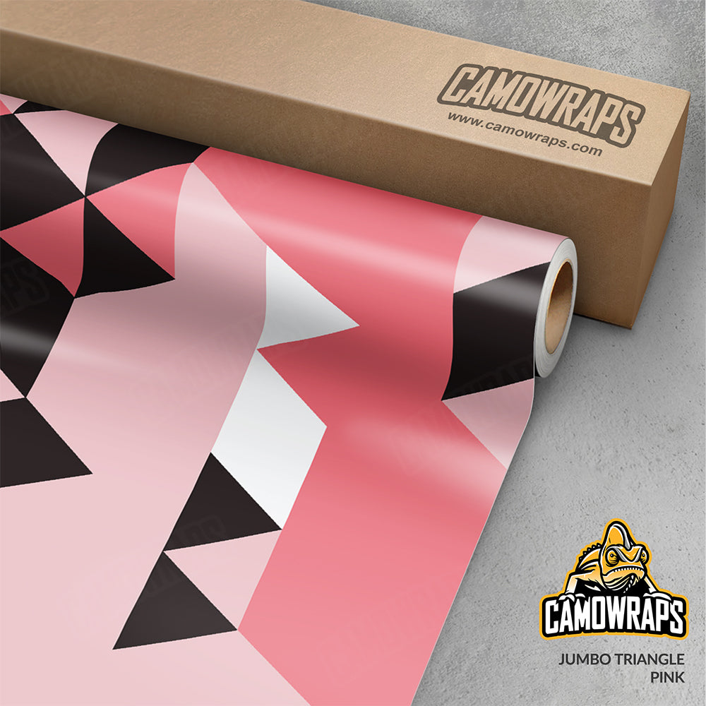 Triangle Pink Gun Skin Vinyl Wrap