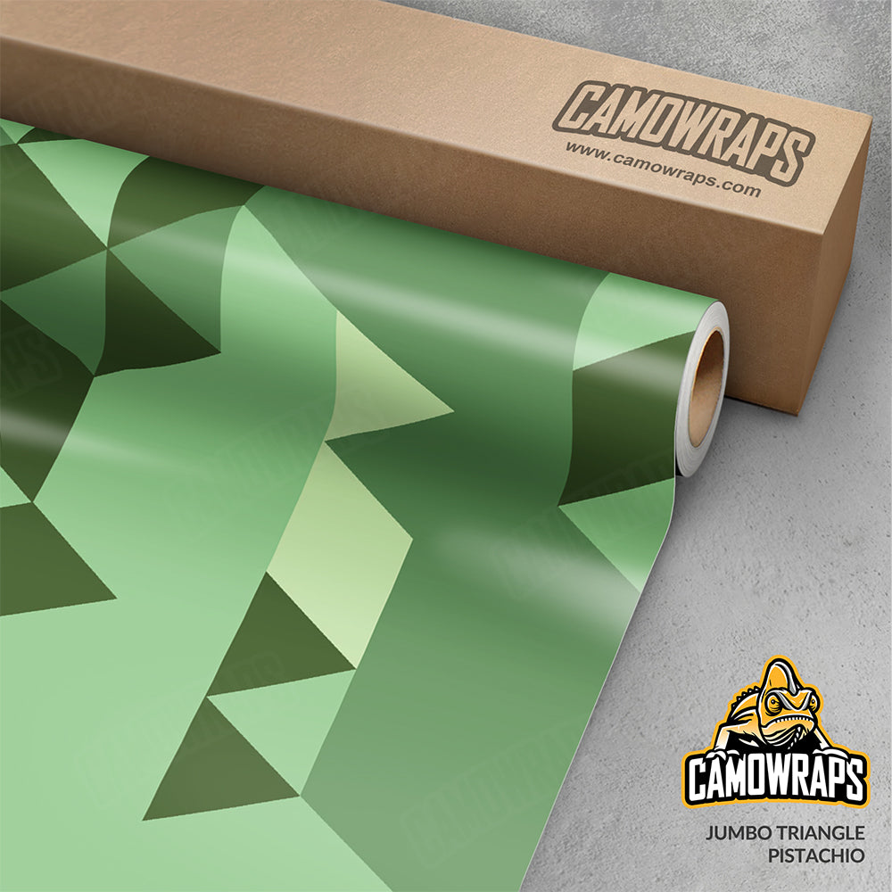 Triangle Pistachio Gun Skin Vinyl Wrap