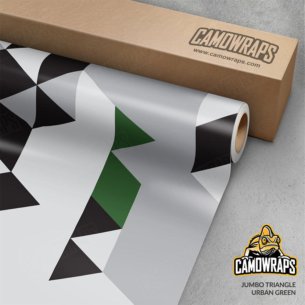 Triangle Urban Green Gun Skin Vinyl Wrap