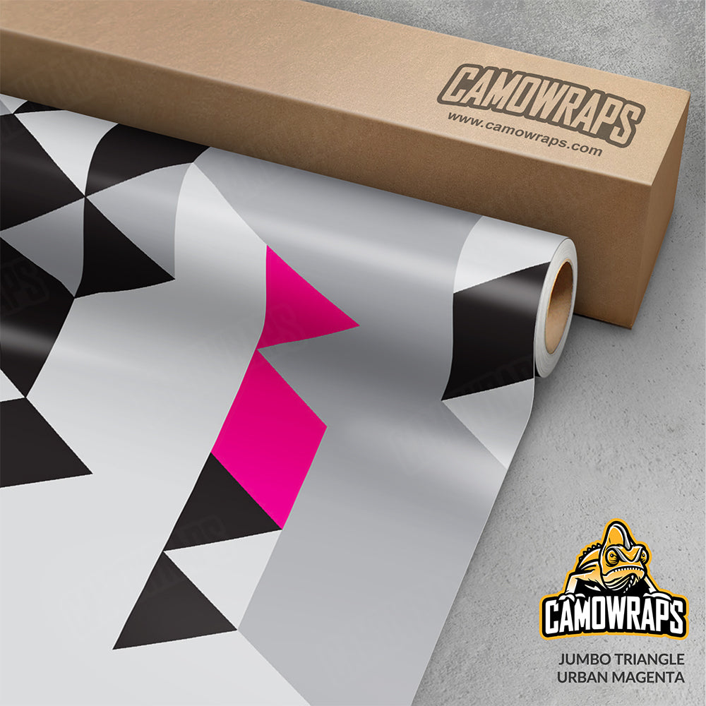 Triangle Urban Magenta Gun Skin Vinyl Wrap