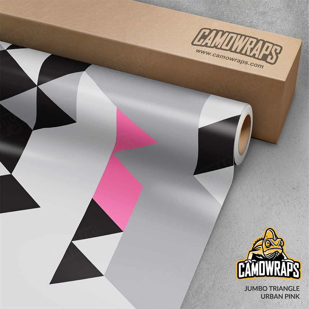 Triangle Urban Pink Gun Skin Vinyl Wrap