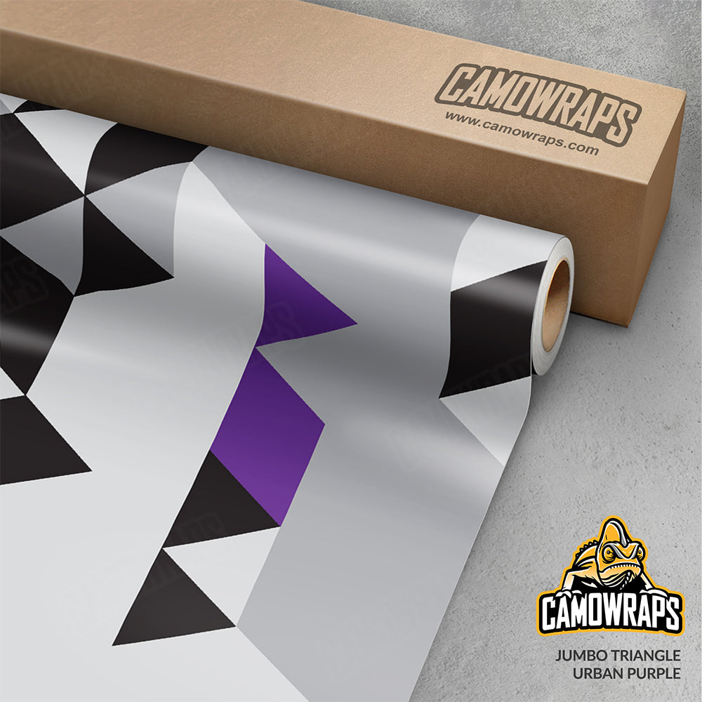 Triangle Urban Purple Gun Skin Vinyl Wrap