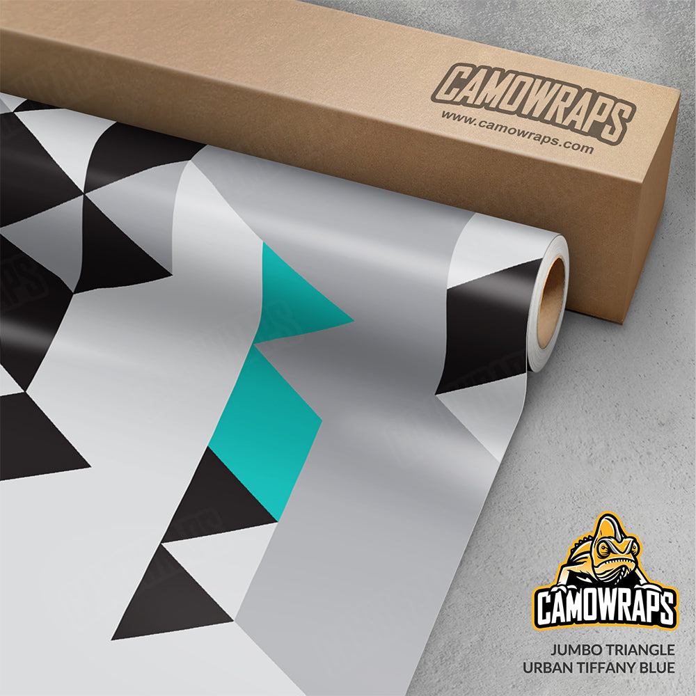 Triangle Urban Tiffany Blue Gun Skin Vinyl Wrap
