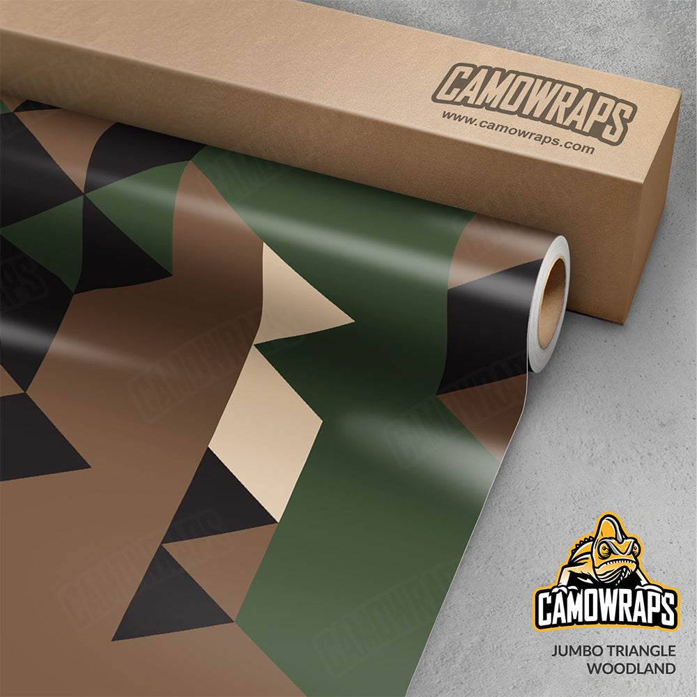 Triangle Woodland Gun Skin Vinyl Wrap