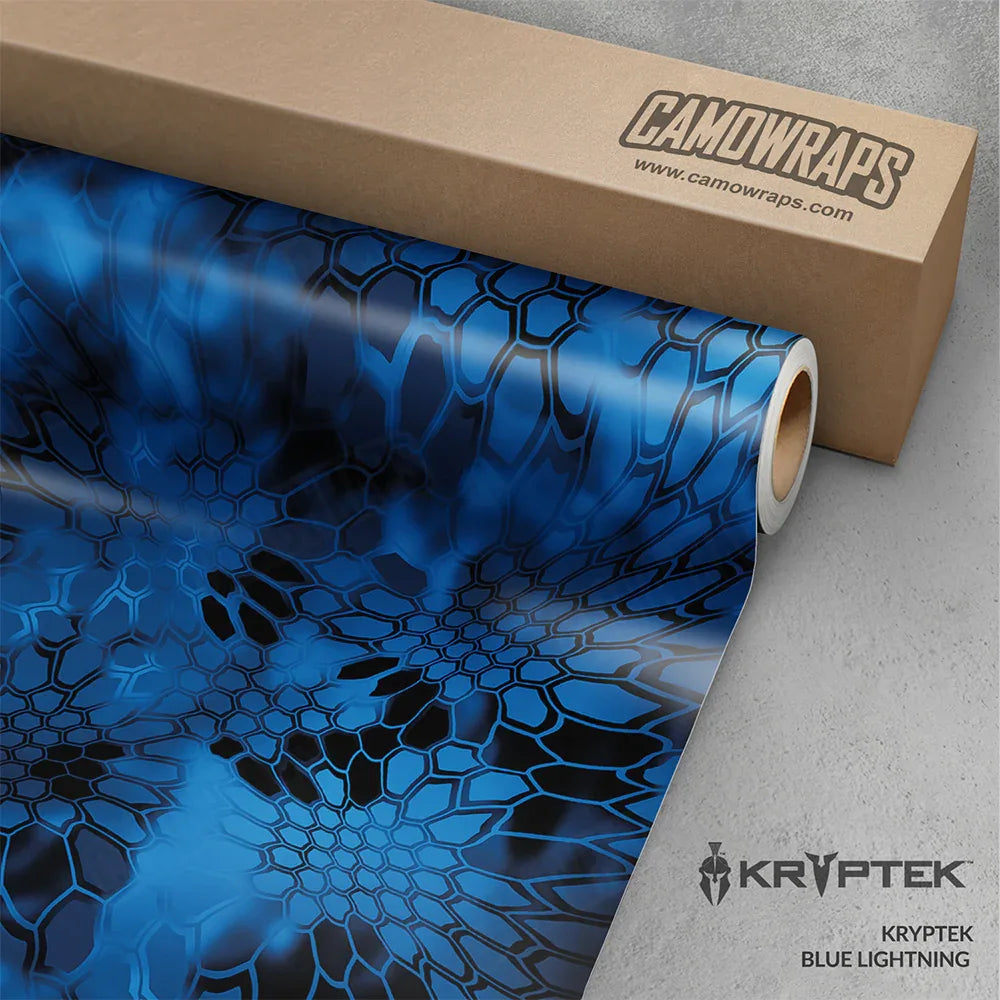 Kryptek Blue Lightning Gun Skin Vinyl Wrap