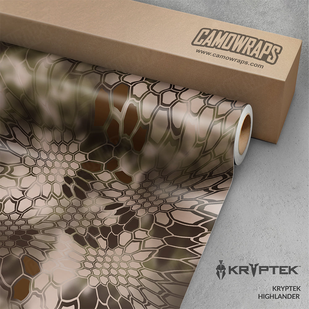 Kryptek Highlander Gun Skin Vinyl Wrap
