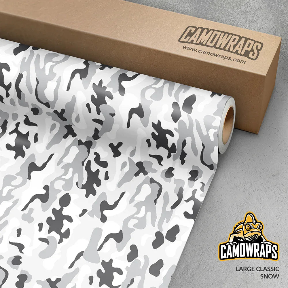 Large Classic Snow Vinyl Wrap | Blowout Stock | Avery Dennison Media | 5ft x 25ft | 446565