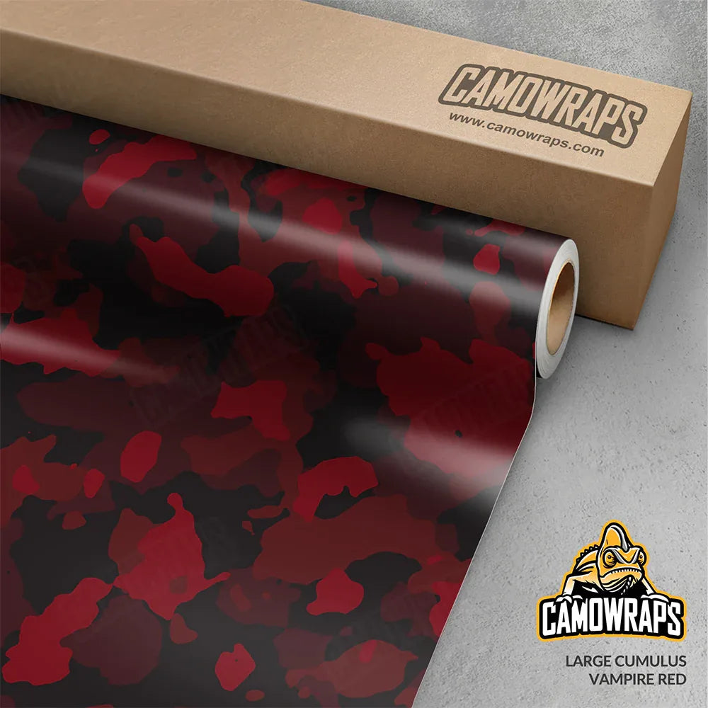 Large Cumulus Vampire Red Vinyl Wrap