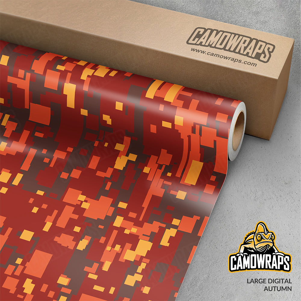 Digital Autumn Gun Skin Vinyl Wrap